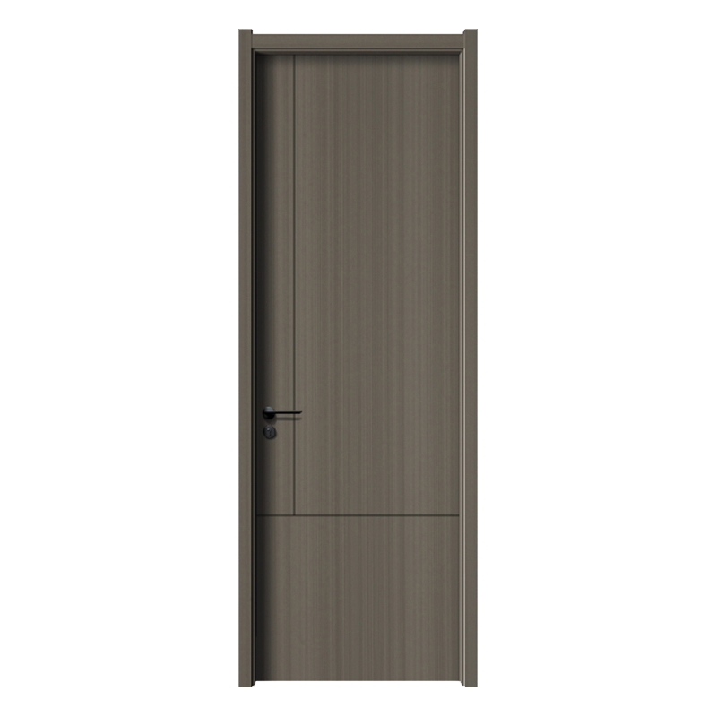 Bosya 100% Waterproof Sound Insulation Interior Bedroom Wood PVC WPC Doors With Door Frame