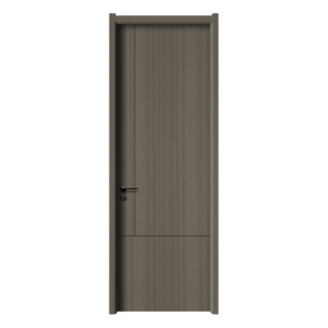 Bosya 100% Waterproof Sound Insulation Interior Bedroom Wood PVC WPC Doors With Door Frame