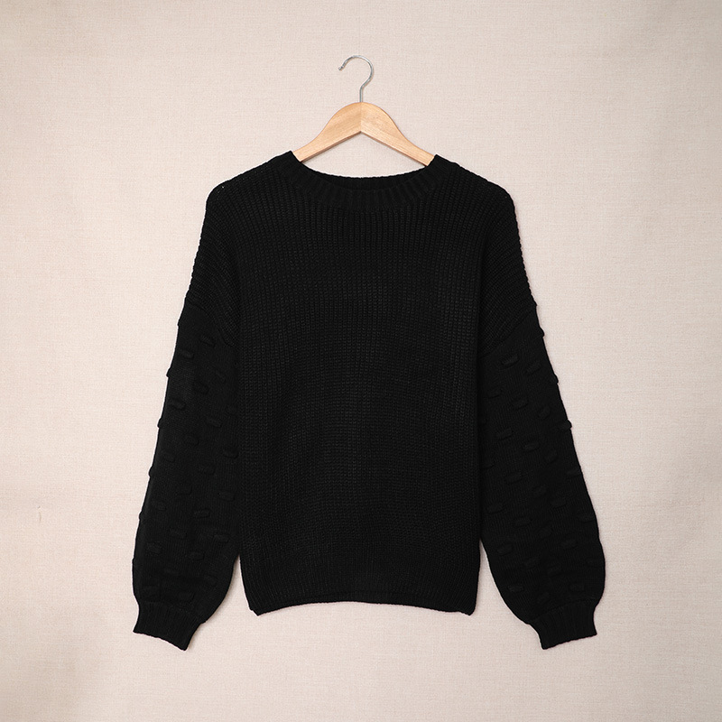 acrylic sweater short style womens oversized sweater fashion luxury sweater with pattern