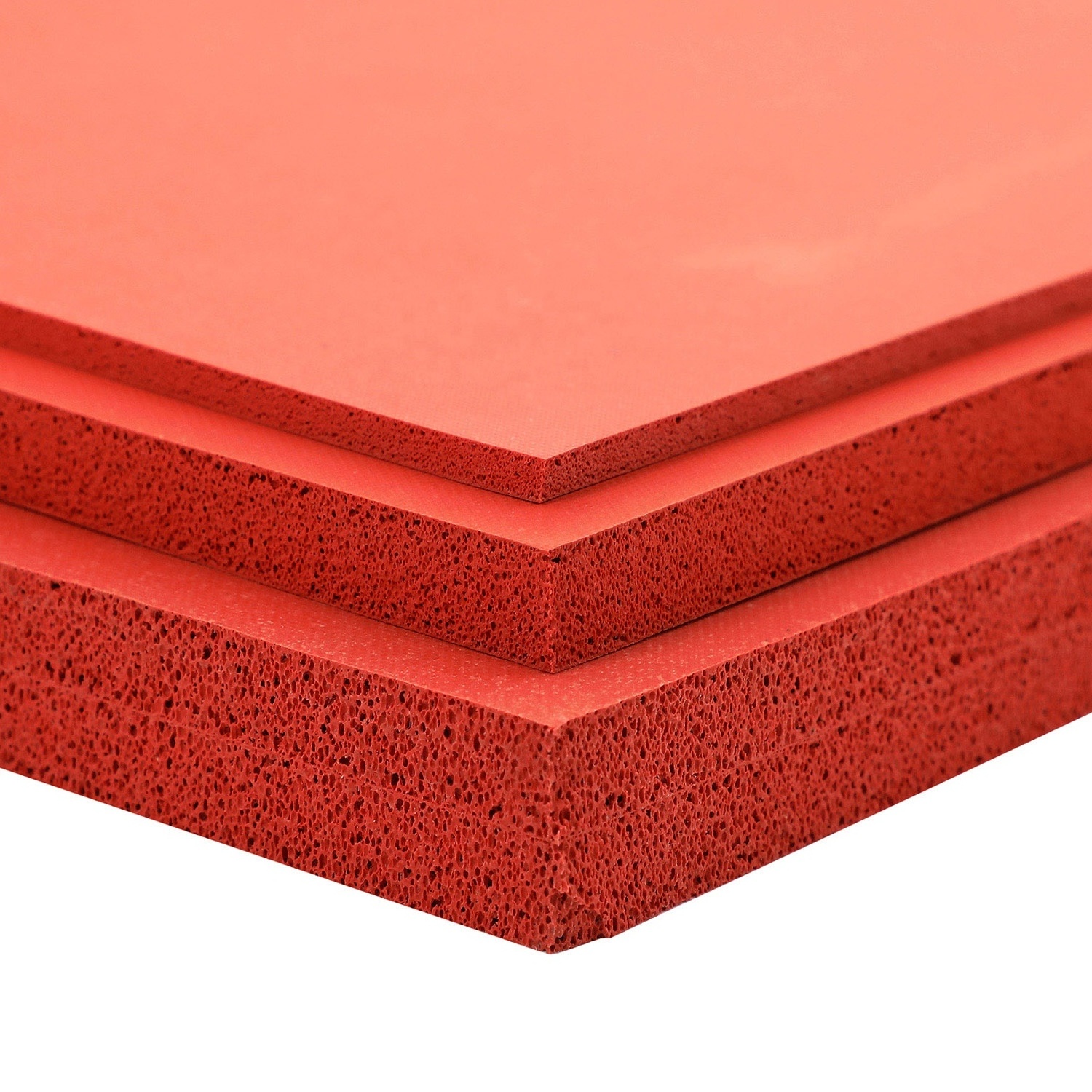 Open Cell Silicone Sponge / Rubber Foam Sheet