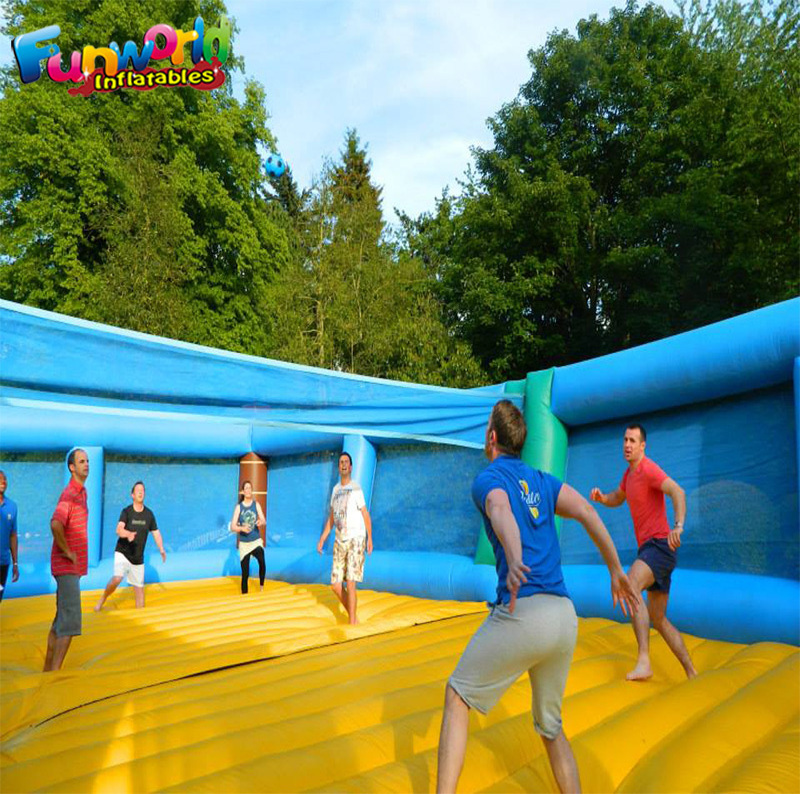 Customized inflatable sports field giant inflatable volleyball sports field for sale