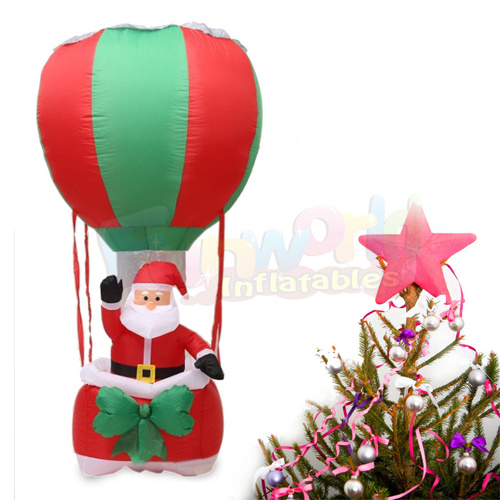 Merry christmas giant santa claus inflatable advertising balloons for parties