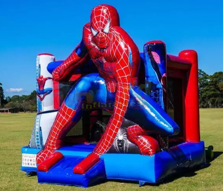 15*20 commercial bouncer combo water slide playhouse jumpy castle spiderman inflatable bounce house kids