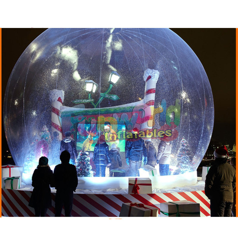 Nice giant snow globe balloon inflatable human size snow globe