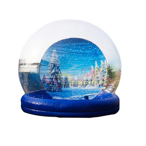 Nice giant snow globe balloon inflatable human size snow globe