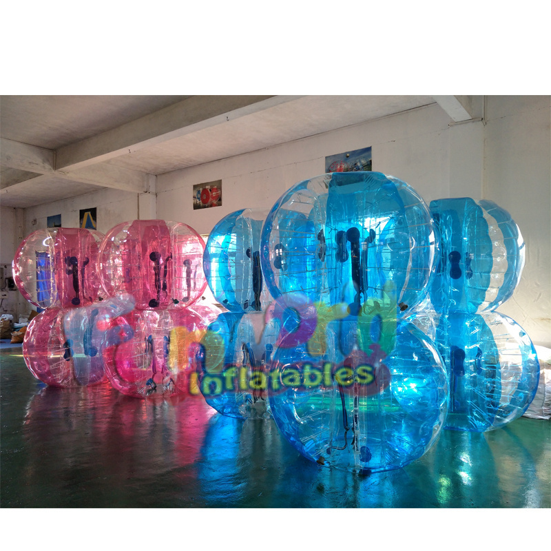 Giant burbuja inflable plastic bubbles sports human sized hamster knocker football battle body inflatable bumper ball