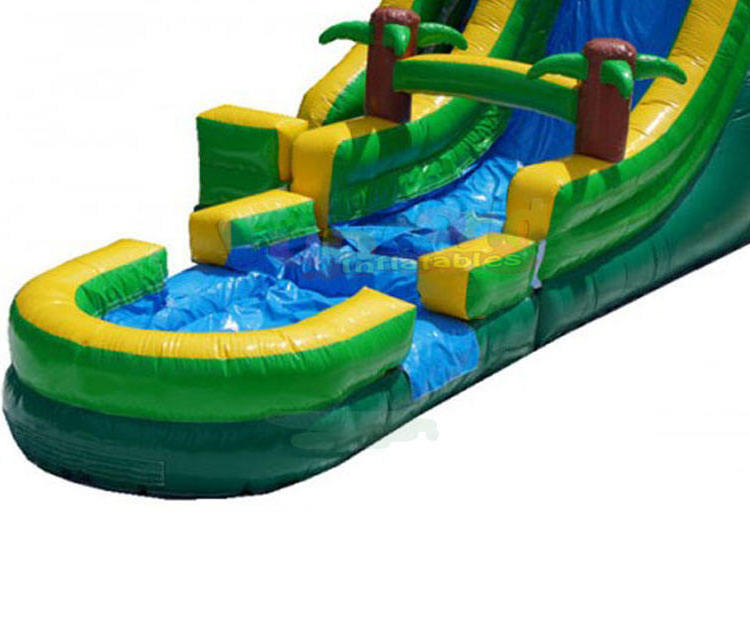 Plam tree wholesale high quality inflatable water slides backyard commercial jumper slide water slide