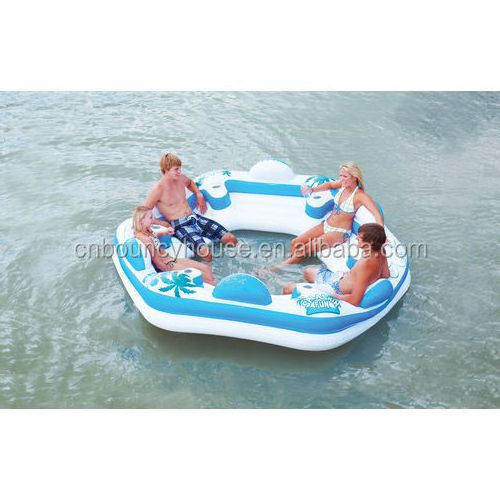 tropical tahiti inflatable floating island inflatable island floating lounge