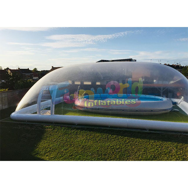 Commercial grade  retractable winter enclosures bubble domes inflat swim tent swimming inflatable pool  cover