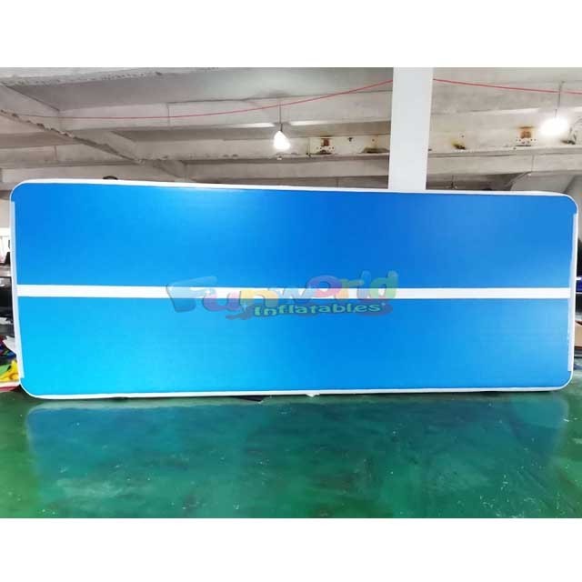 Manufacture cheap price inflatable gymnastic tumble air track for gym training airtrack 4m