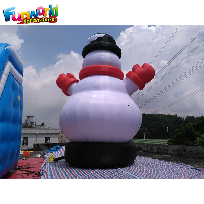 Giant outdoor blow up  advertising decoration inflatable 25ft christmas  snowman Santa with light