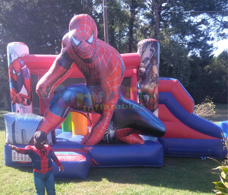 15*20 commercial bouncer combo water slide playhouse jumpy castle spiderman inflatable bounce house kids