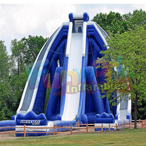 Kids outdoor and indoor playing games toboggan gonflable bouncer jumping castle inflables dry slide