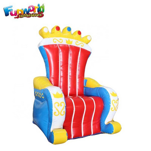 King throne inflatable chair kids throne chair king and queen chairs for kids