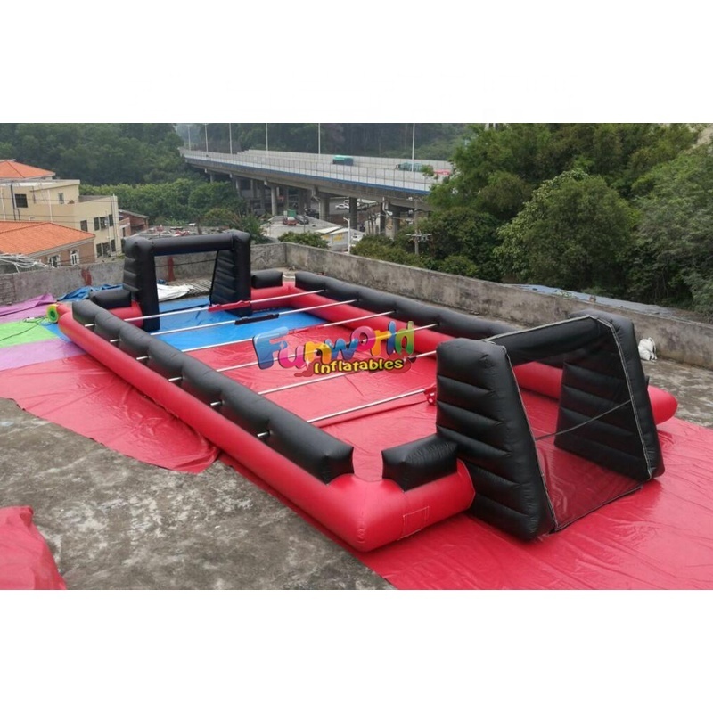 Inflatable pool table soccer blower for inflatable games human table football