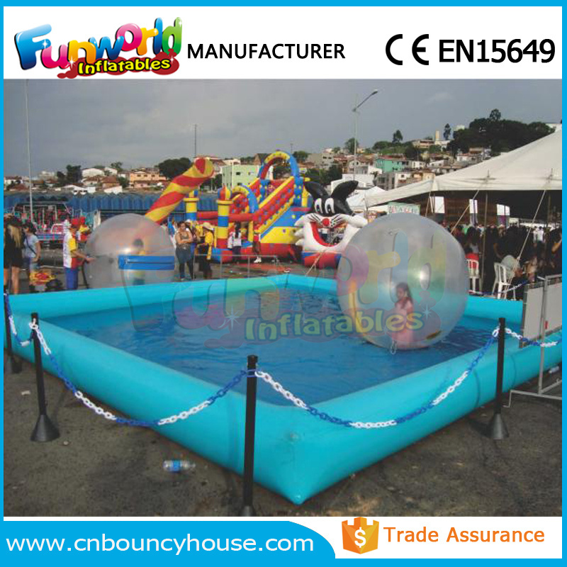 Giant square water pool large inflatable swimming pool