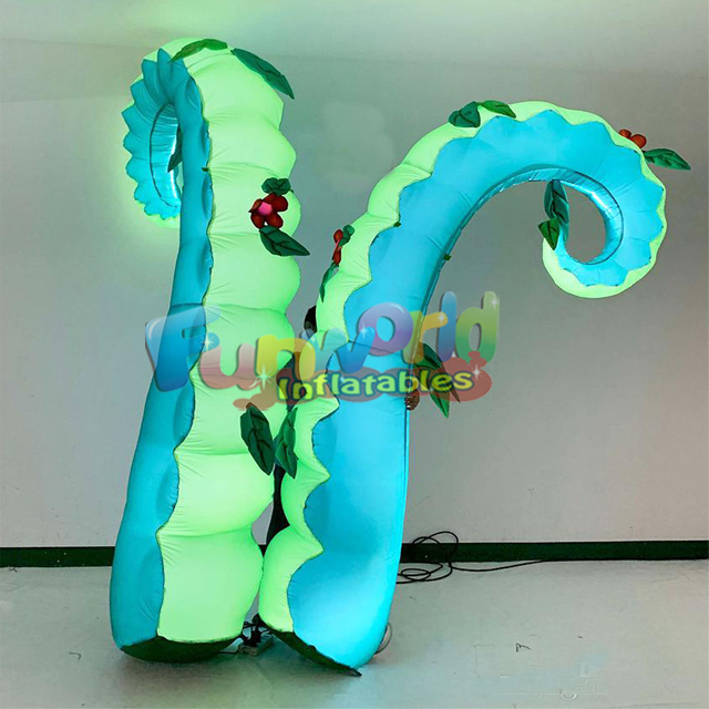 Inflatable lighting decoration advertising inflatable lighting tentacle octopus legs