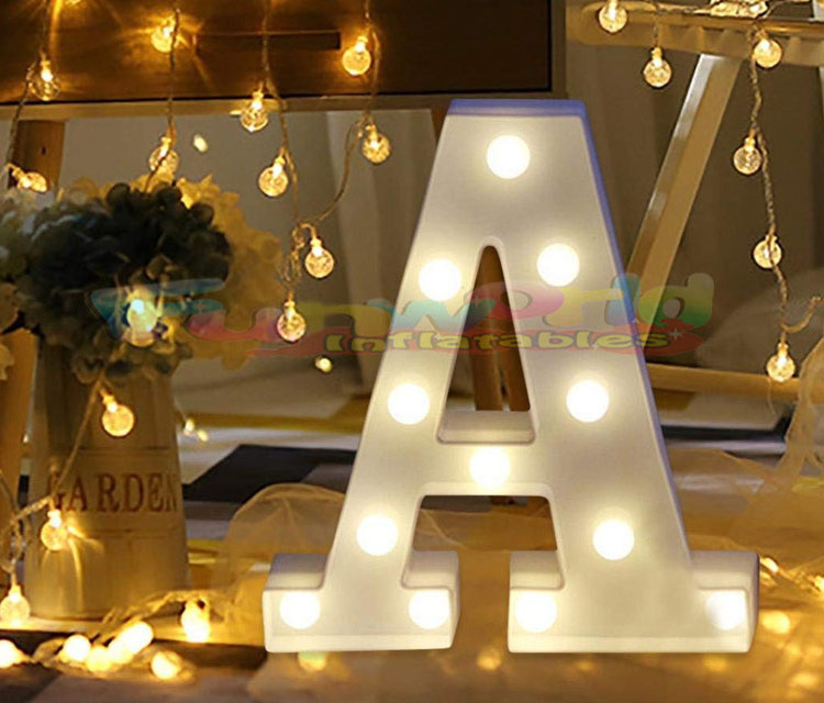 Giant wedding birthday party decoration bulb alpha number sign light up led marquee letter lights