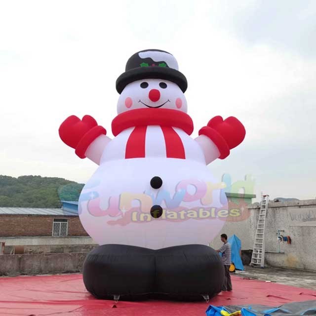 Outdoor party commercial clause xmas 25ft giant frosty snowman santa claus inflatable christmas decorations