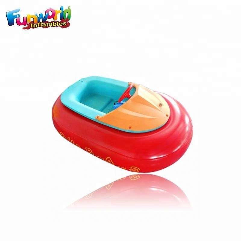 Cartoon kids and adults water bumper boat with battery bumper boat for pool