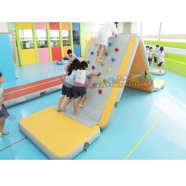 Manufacture cheap price inflatable gymnastic tumble air track for gym training airtrack 4m