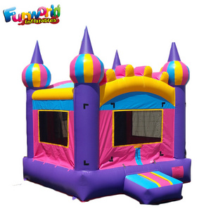 Wholesale bounce house 13x13 moonwalks and bouncy house inflatable playhouse for kids