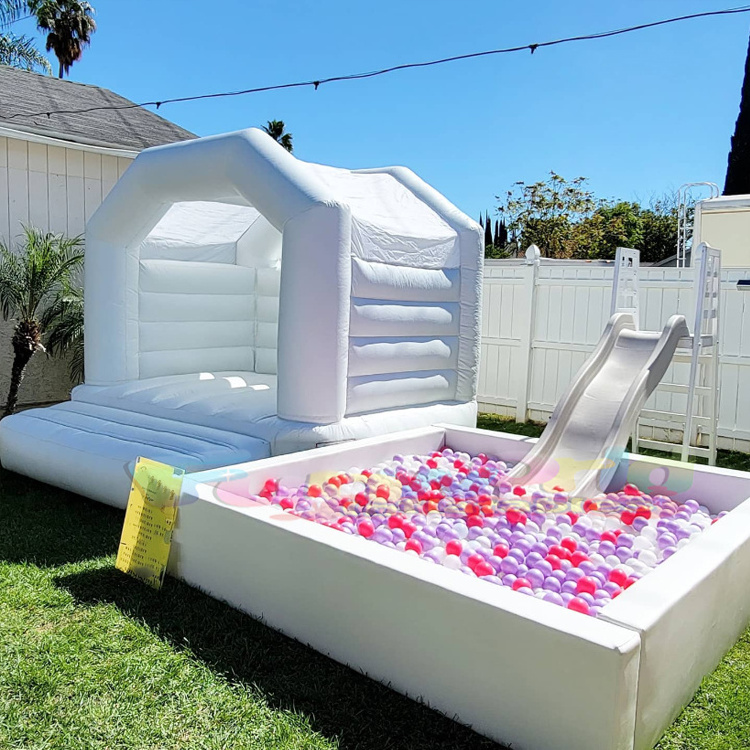 Outdoor foam party piscina de pelotas kids entertainment jumping castle toy ocean soft play slide ball pit pool