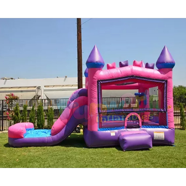 Wholesale outdoor kids entertainment jumping castle double sides bouncing bouncer inflatable bouncy house