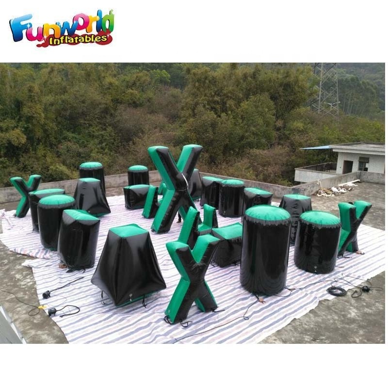 Archery  game paintball bunker field laser tag bunker inflatable paintball arena