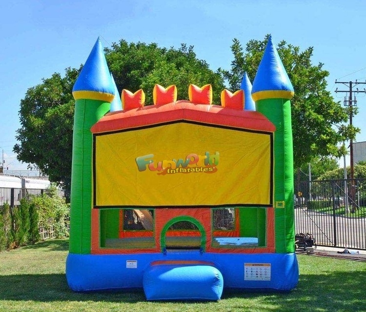 Wholesale bounce house 13x13 moonwalks and bouncy house inflatable playhouse for kids