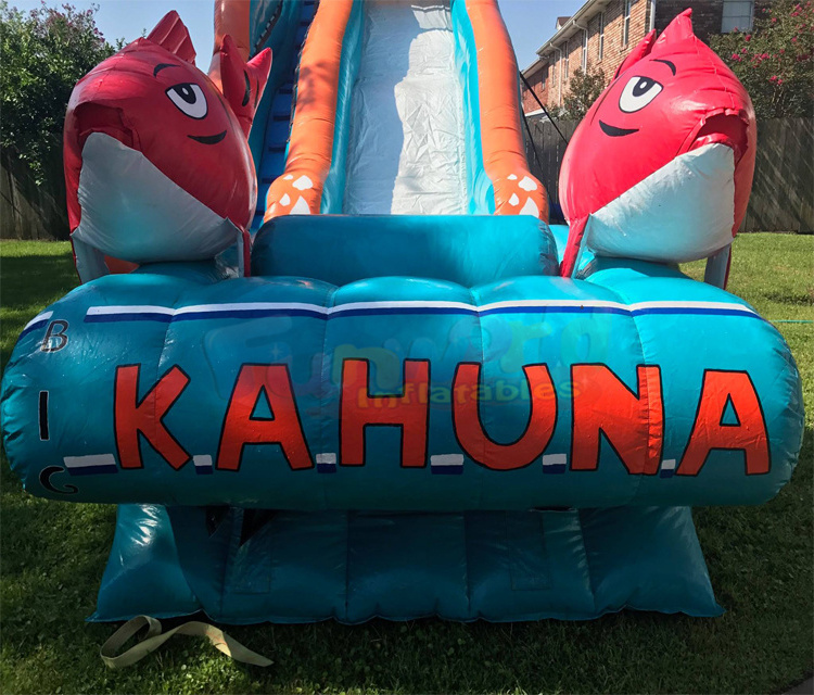 Big Kahuna Waterslide 18f high outdoor water slide commercial inflatable slides outdoor inflatable water slide