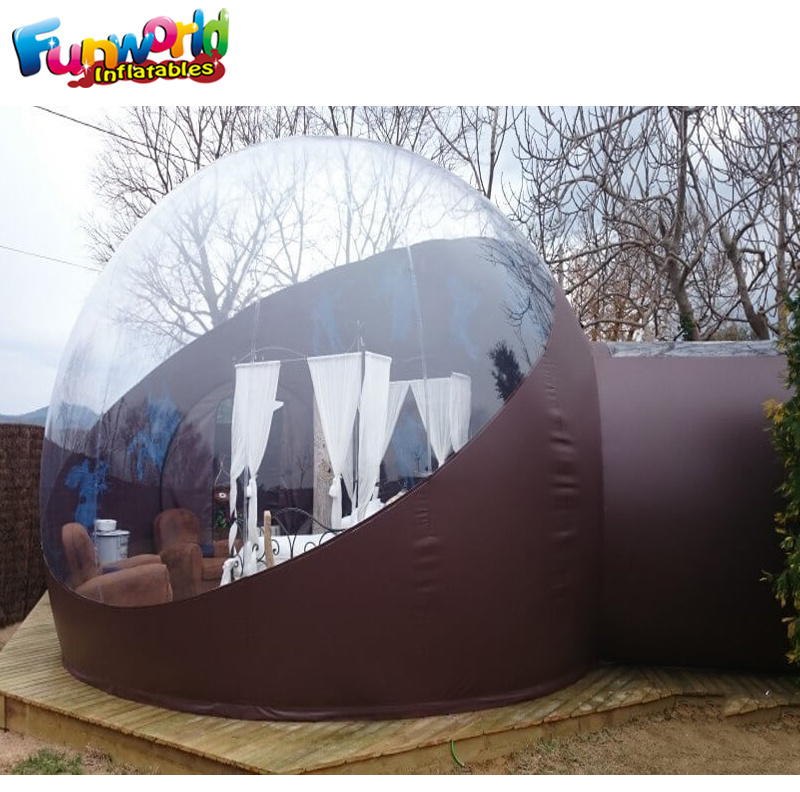 Durable al aire libre camping carpas venta carpa burbuja inflable