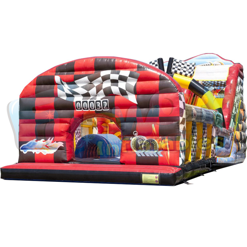 Inflatable race slide jumping castle backyard inflatable bounce house