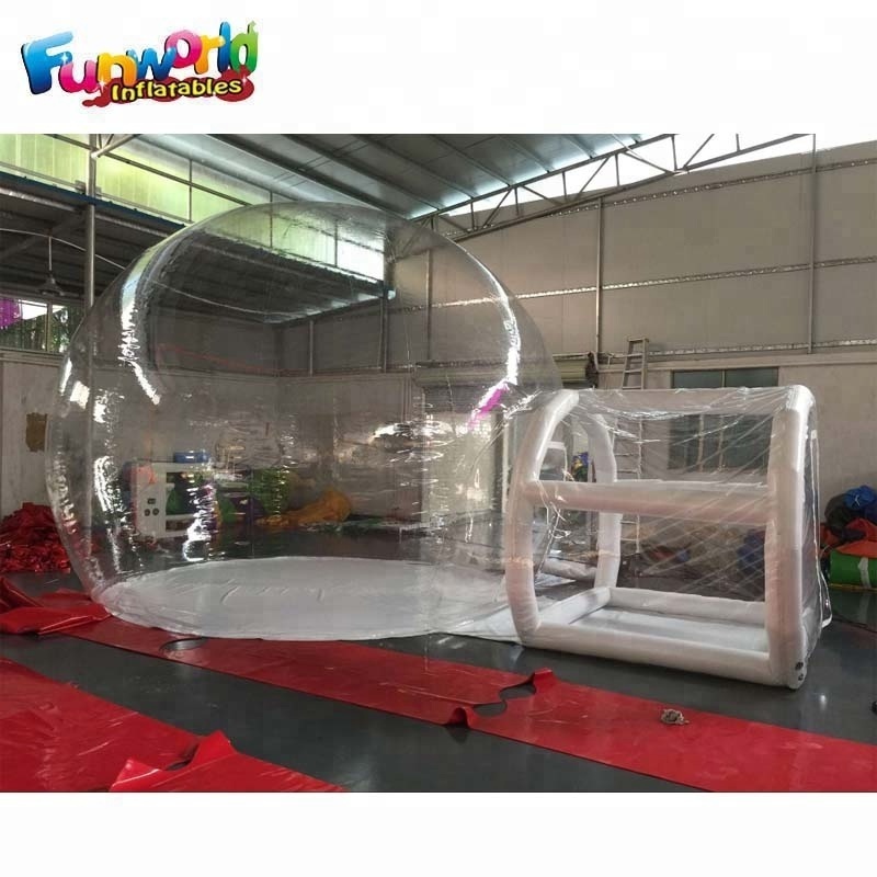 Giant inflatable transparent outdoor dome gonflable bubble tent inflatable camping tent snow igloo