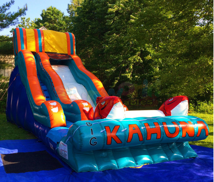 Big Kahuna Waterslide 18f high outdoor water slide commercial inflatable slides outdoor inflatable water slide