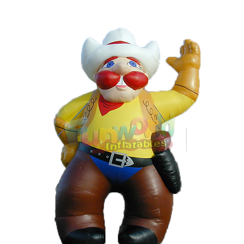 Inflatable cartoon characters balloons advertising man tall cartoon characters