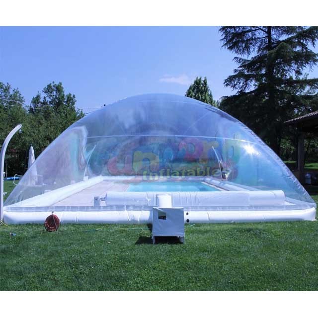 Commercial grade durable inflatable swimming equipment bubble tent inflatable pool cover dome