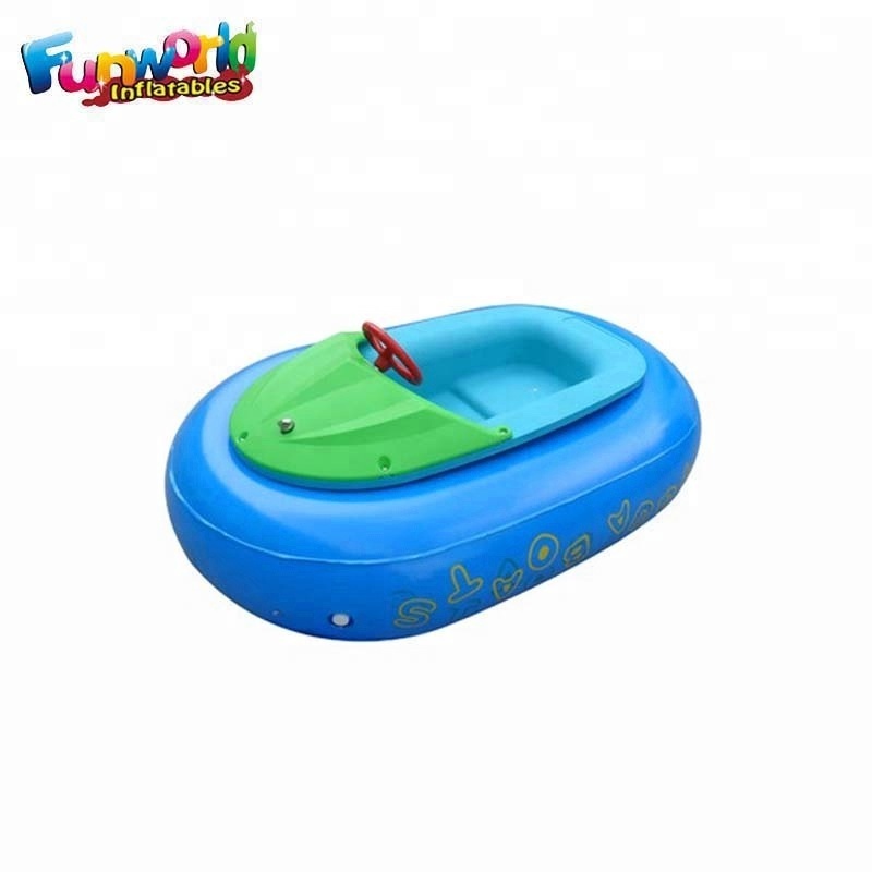 Cartoon kids and adults water bumper boat with battery bumper boat for pool