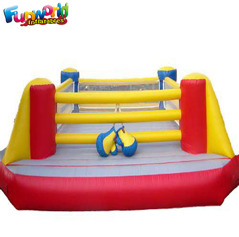 Commercial inflatable wrestling game sport arena bounce house boxing ring