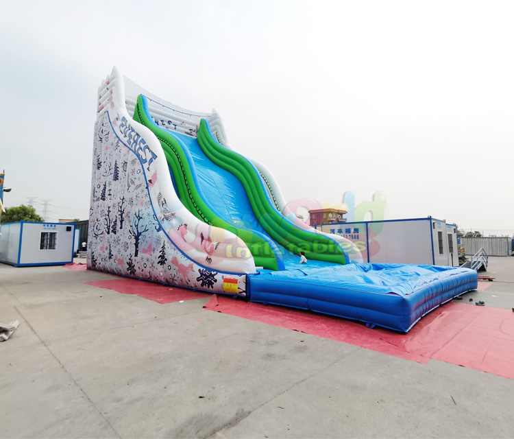 Wholesale commercial kids jumping bouncy castle inflatable bounce house for adults water slide