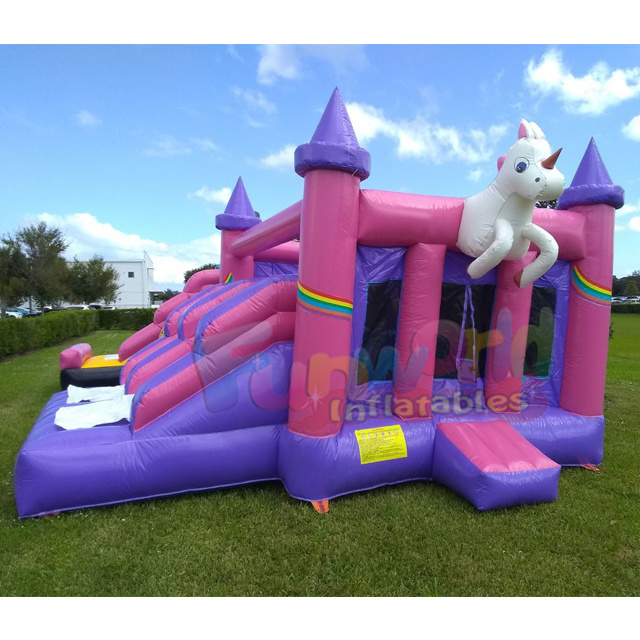 Wholesale outdoor kids entertainment jumping castle double sides bouncing bouncer inflatable bouncy house