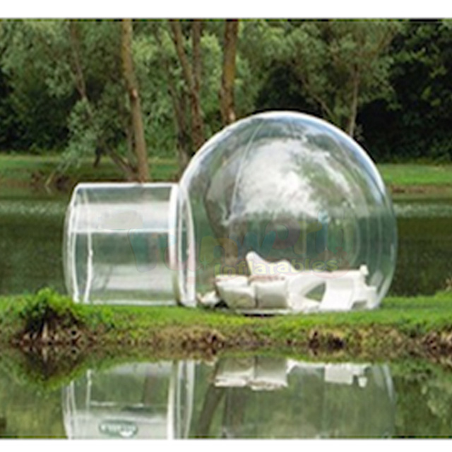 Giant inflatable transparent outdoor dome gonflable bubble tent inflatable camping tent snow igloo