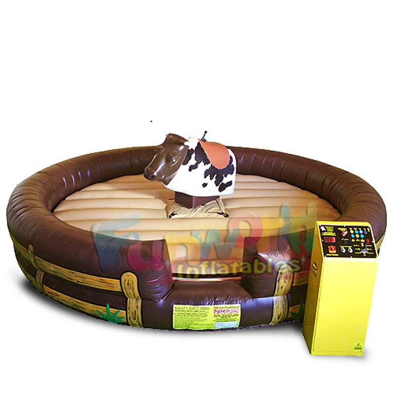 Outdoor inflatable bull riding machine rodeo bull inflatable mechanical bull for sale