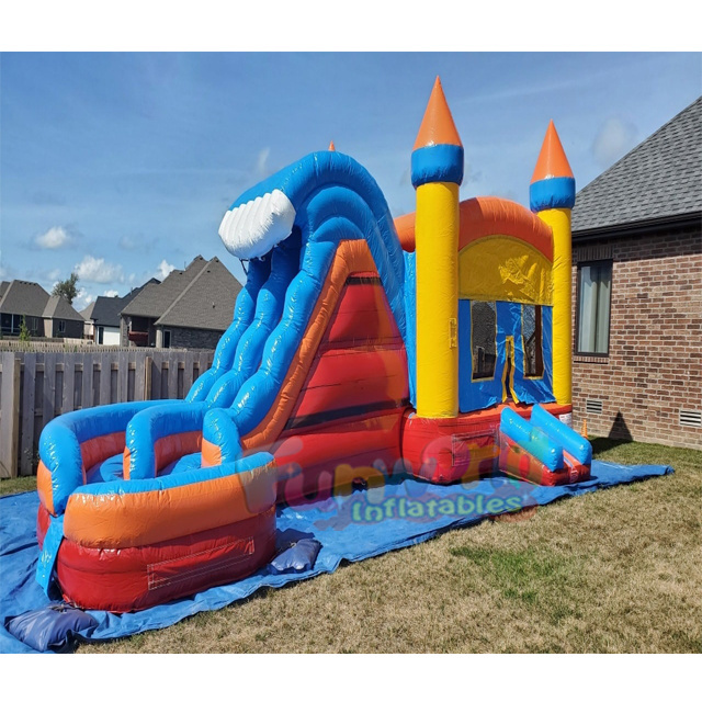 Commercial jumping castles sale unisex combo for rental business bouncy castle with slide good for business