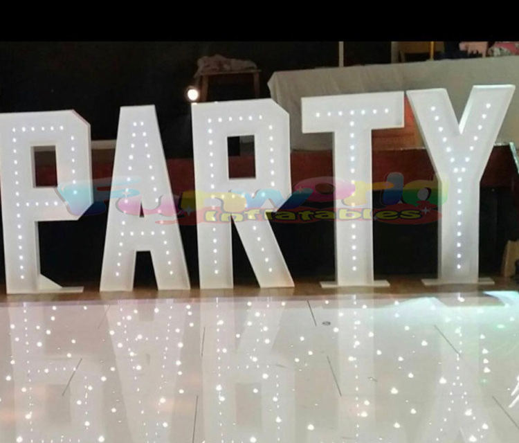 Giant wedding birthday party decoration bulb alpha number sign light up led marquee letter lights