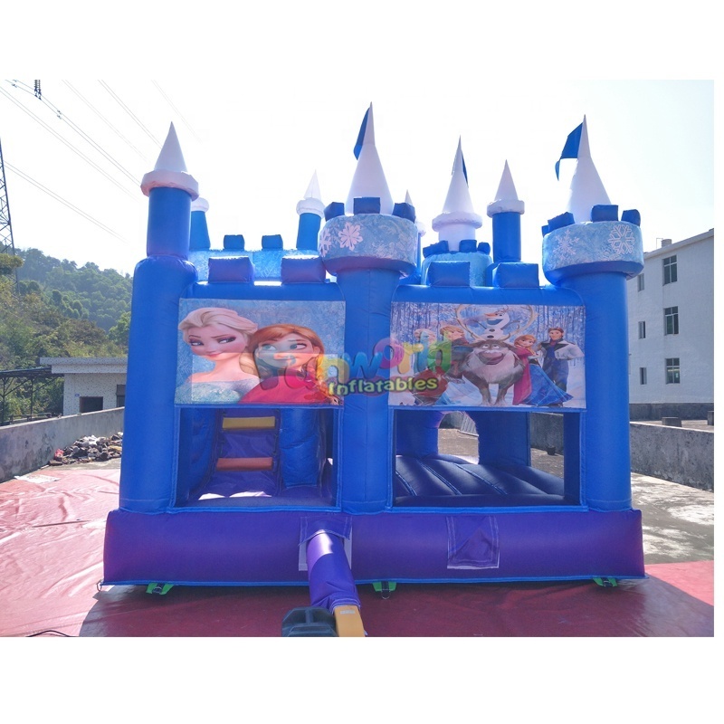 Inflatable castle bouncy slide big jumping castle with pool and prices