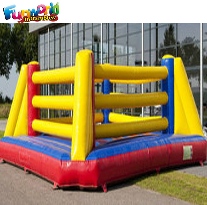 Commercial inflatable wrestling game sport arena bounce house boxing ring