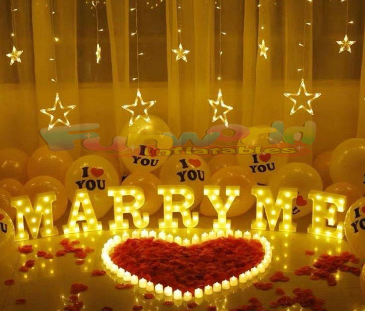 Giant wedding birthday party decoration bulb alpha number sign light up led marquee letter lights