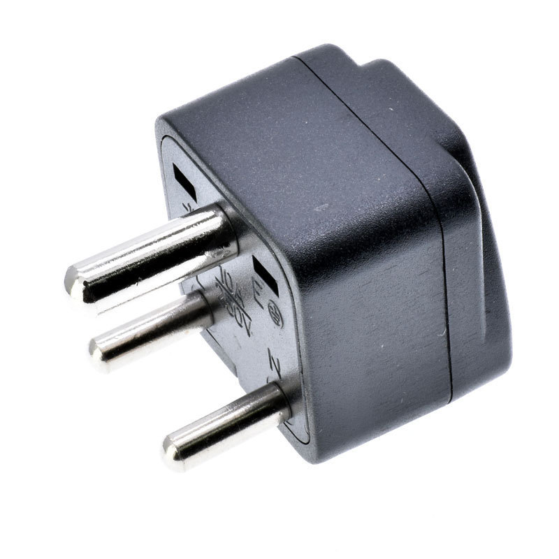 US to South Afirca Plug Adapter Type-B 3 prongs For Travel Sri Lanka India Nepal Bangladesh Dubai 10A Type-D Conversion Adapter