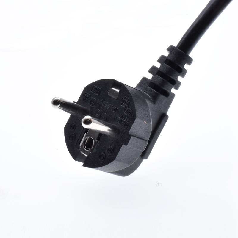 OEM EU power cable Euro to C13 Power Connector 16A 250V Schuko Round 2 Pins IEC Female Power Supply Extension Core 1.8M